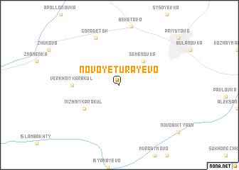 map of Novoye Turayevo