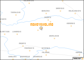 map of Novoye Volino