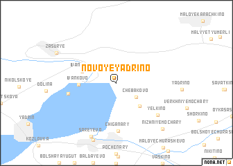 map of Novoye Yadrino