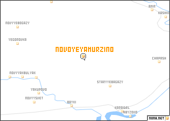 map of Novoye Yamurzino
