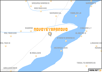 map of Novoye Yaparovo