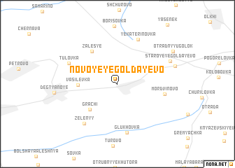 map of Novoye Yegoldayevo