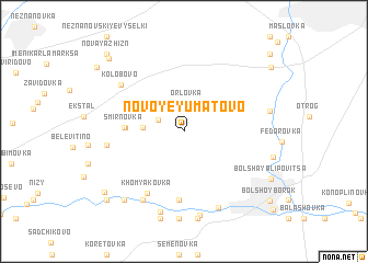 map of Novoye Yumatovo