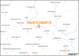 map of Novoye Zabor\