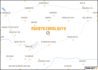 map of Novoye Zapolovʼye