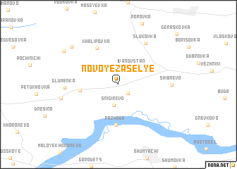 map of Novoye Zasel\