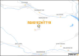 map of Novoye Zhittya