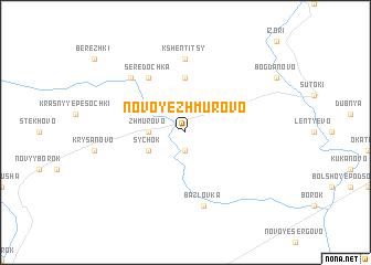 map of Novoye Zhmurovo