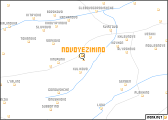 map of Novoye Zimino