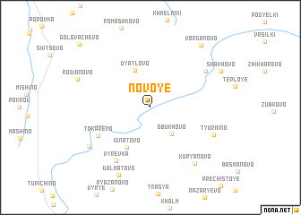 map of Novoye