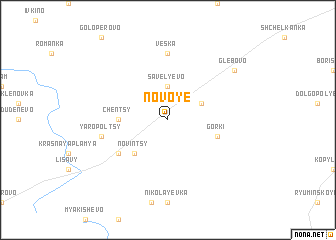 map of Novoye