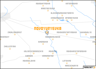 map of Novoyurʼyevka