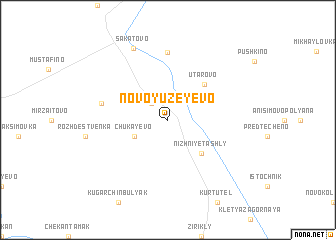 map of Novoyuzeyevo