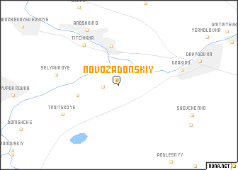 map of Novozadonskiy