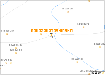 map of Novo-Zamatoshinskiy