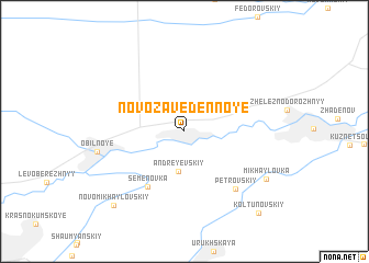 map of Novozavedennoye