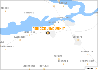 map of Novozavidovskiy