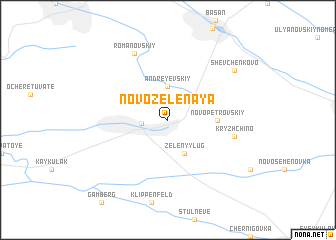 map of Novo-Zelënaya