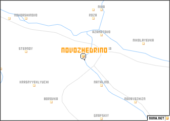 map of Novozhedrino