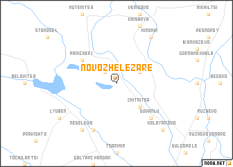 map of Novo Zhelezare