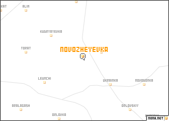 map of Novozheyevka