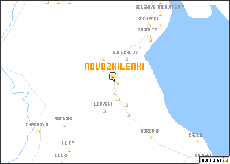 map of Novozhilenki