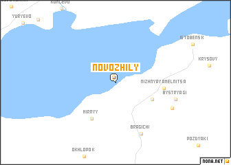 map of Novozhily