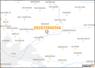 map of Novoznamenka