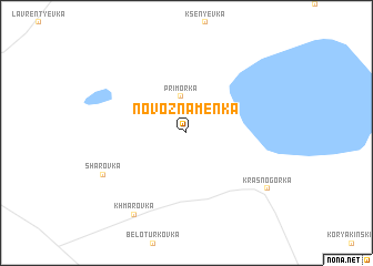 map of Novoznamenka