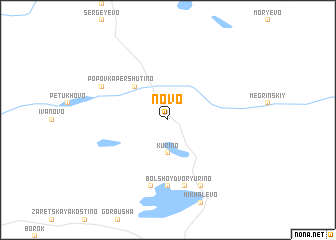 map of Novo