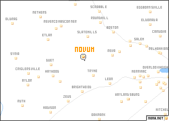 map of Novum