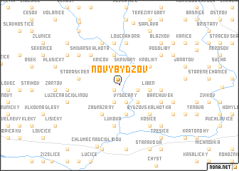 map of Nový Bydžov