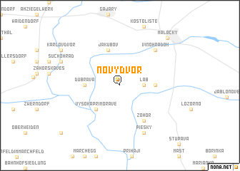 map of Nový Dvor