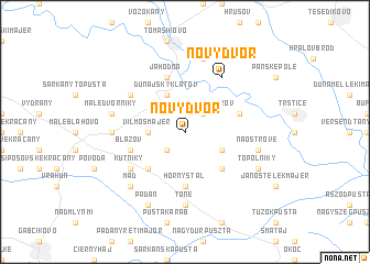 map of Nový Dvor