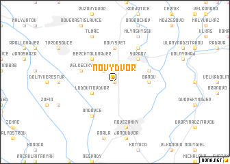 map of Nový Dvor