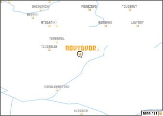 map of Novy Dvor
