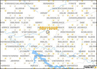 map of Nový Dvŭr