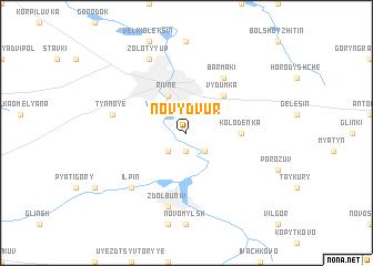 map of Novy Dvur