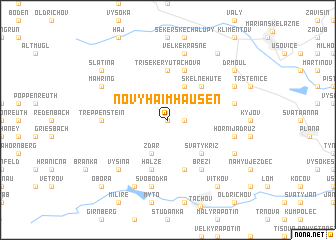 map of Nový Haimhausen