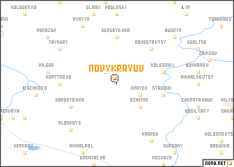 map of Novy Krayuv