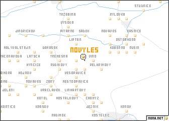 map of Nový Les