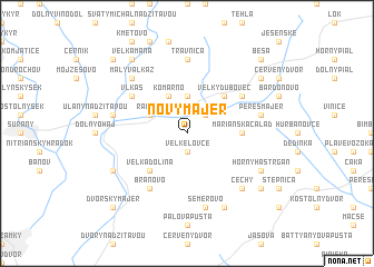 map of Nový Majer