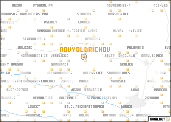 map of Nový Oldřichov