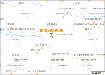 map of Nový Přerov