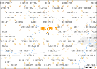 map of Nový Přím