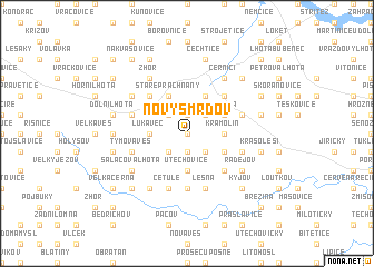 map of Nový Smrdov