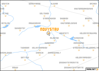 map of Novy Stav