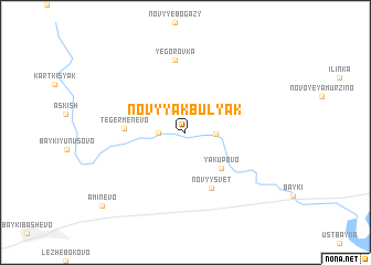 map of Novyy Akbulyak