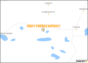 map of Novyy Arakchinskiy