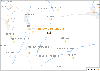 map of (( Novyy Ardagan ))